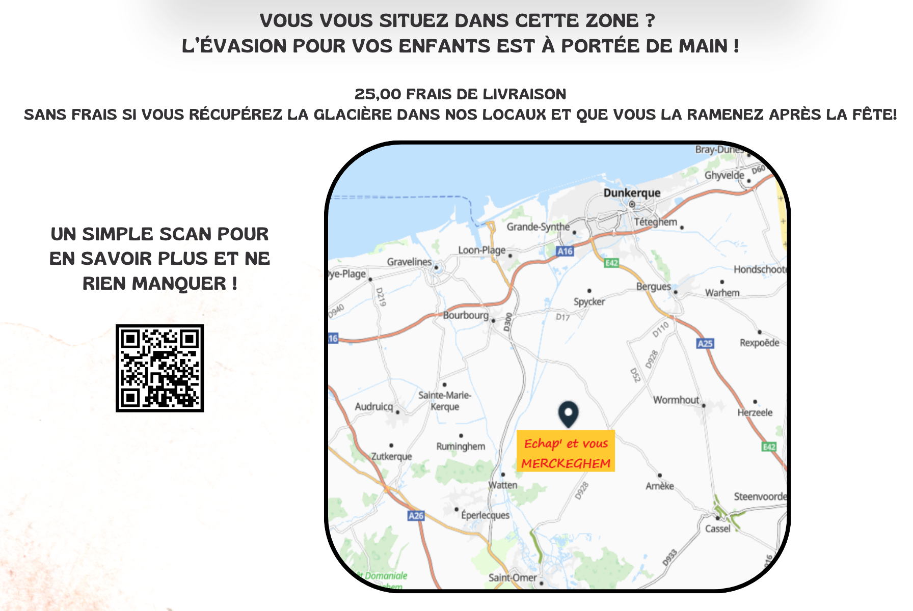 Livraison box escape game enfant Nord-Pas-de-Calais